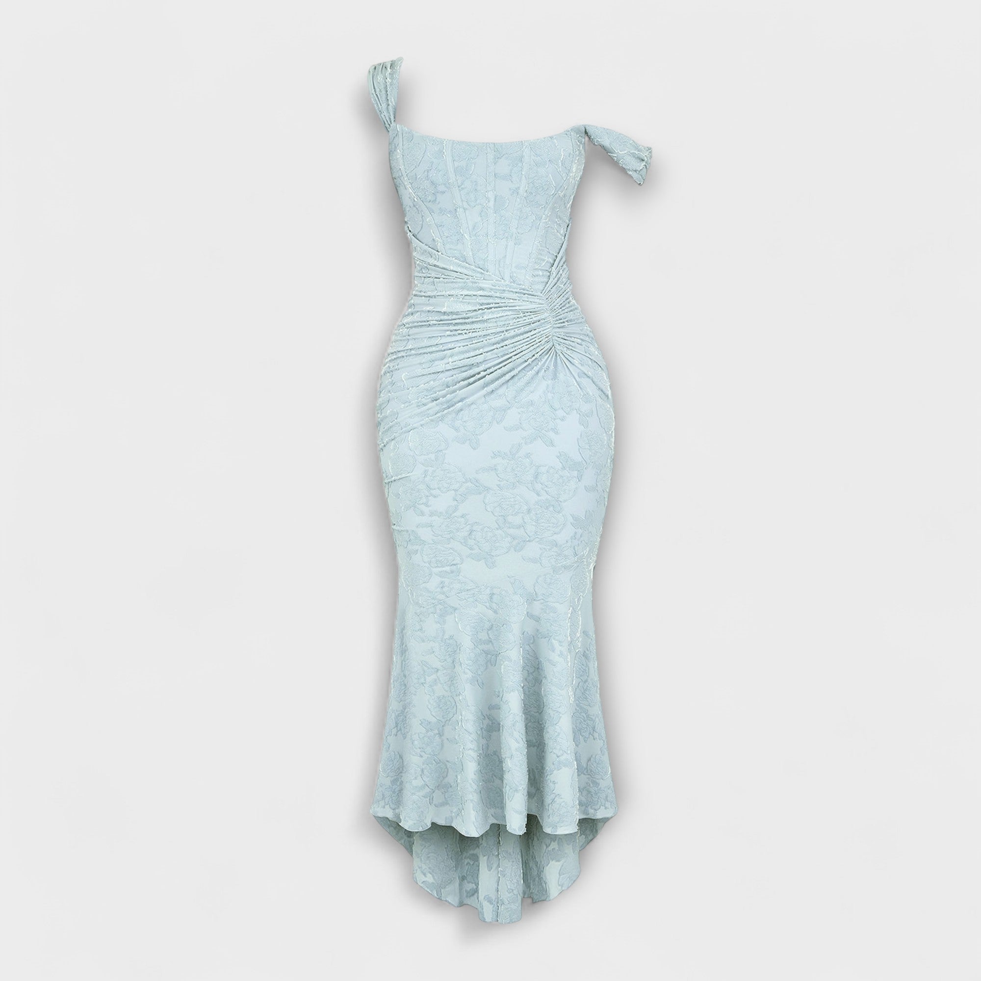 Renske - Langes Kleid mit Eleganten und Raffinierten Korsett