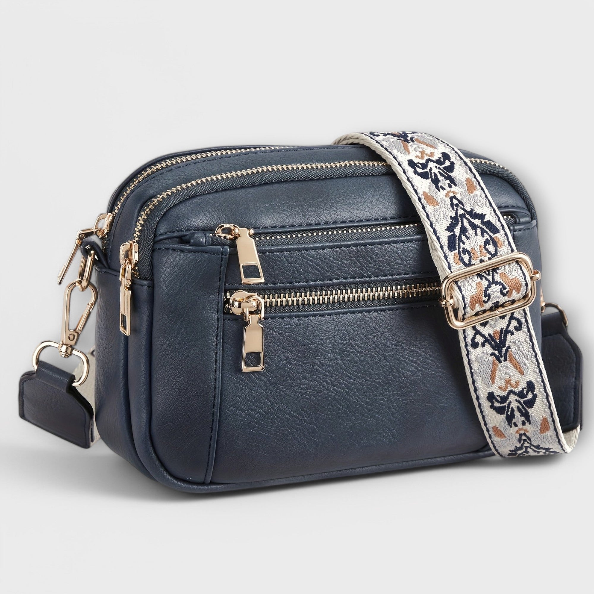 Lora. - Crossbody Tasche aus veganem Leder