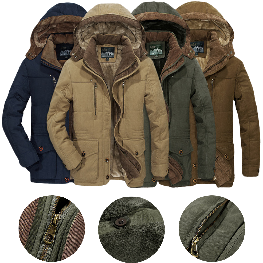 Maximilian - Fleece-Futter Winterjacke Letzter Tag 80% Rabatt!