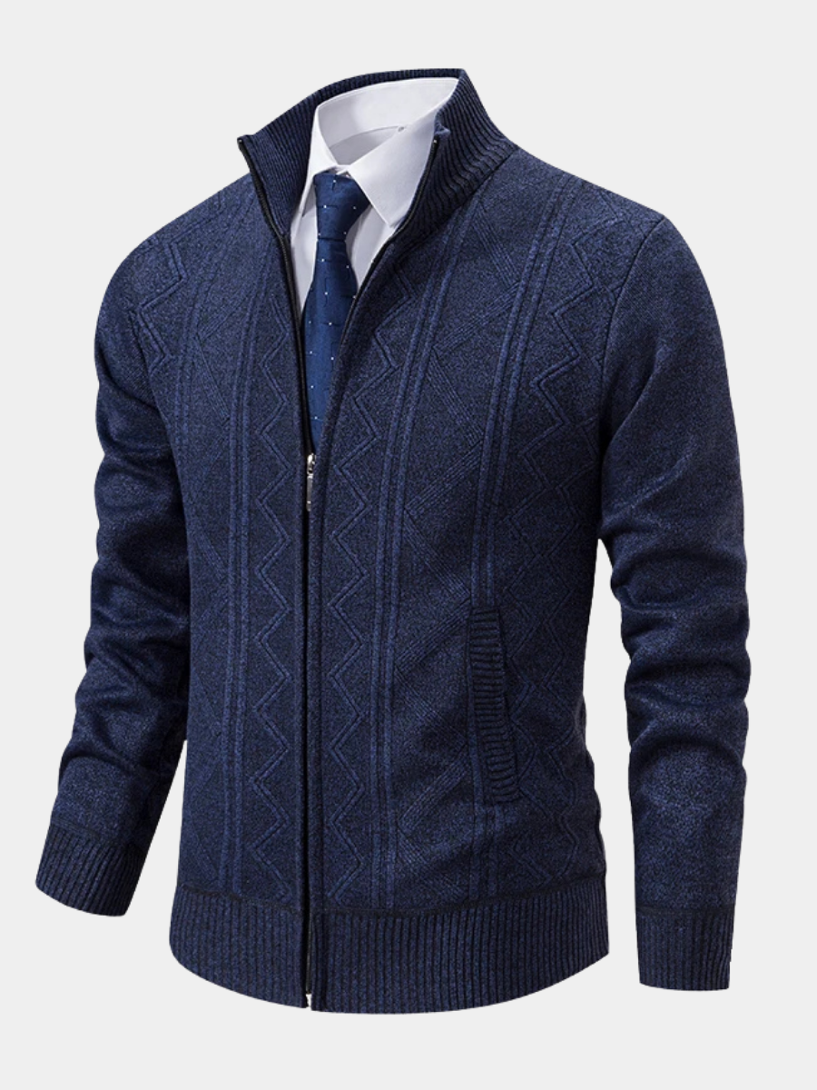 Dawson™ – Strukturierter Zip-Cardigan