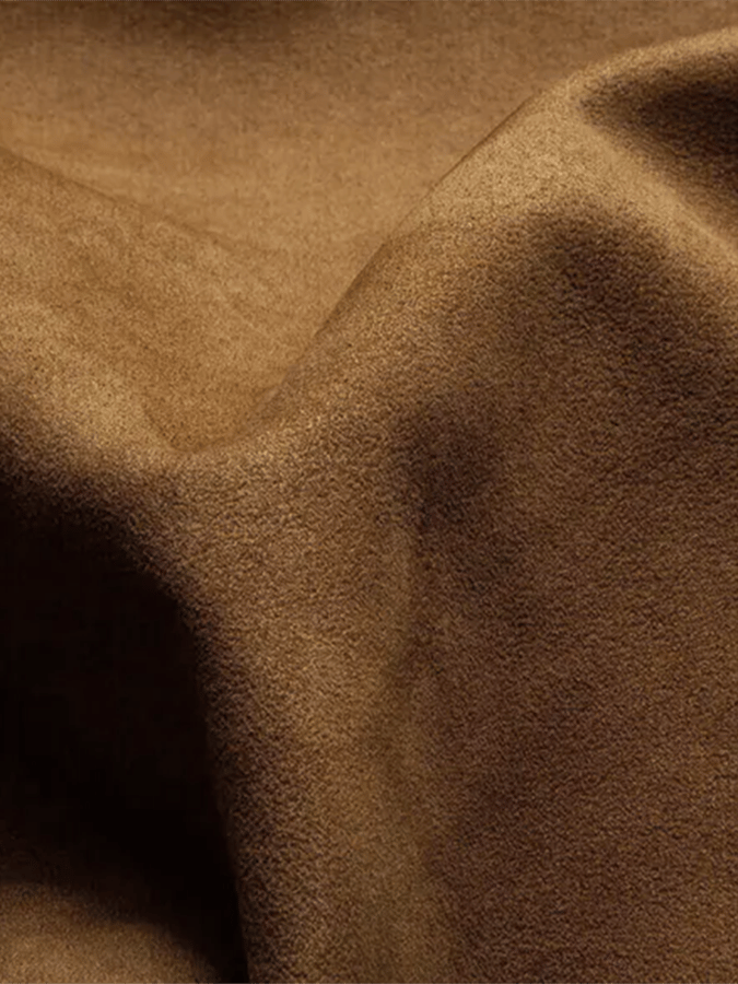 Herren Vintage Wildleder Patchwork Plüsch Multi-Taschen Umlegekragen Outdoor Jacke Letzter Tag 80% Rabatt!