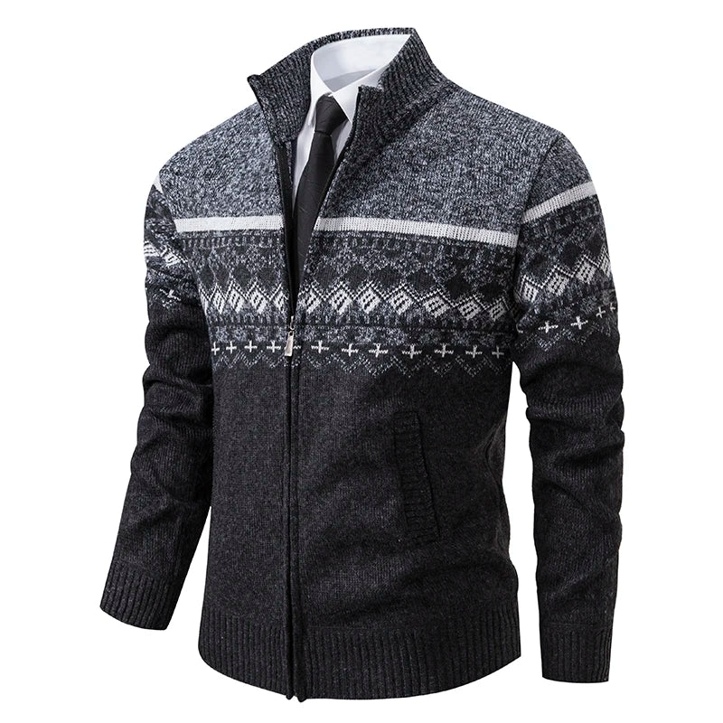 Howard™ – Nordic Knit Zip Cardigan