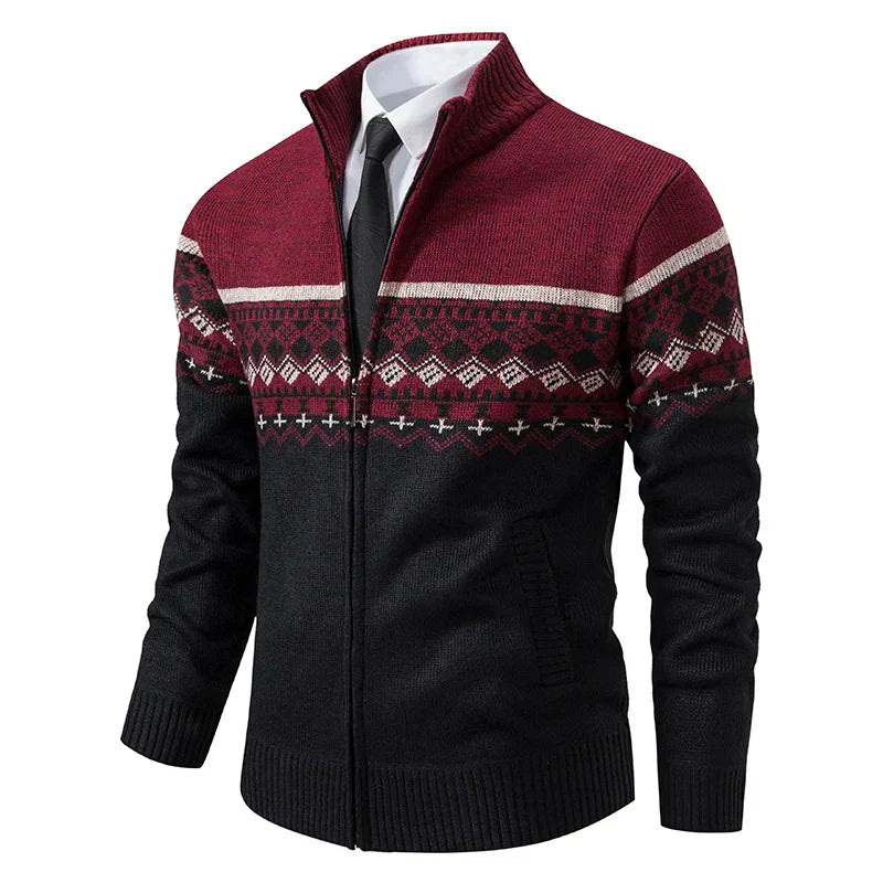 Howard™ – Nordic Knit Zip Cardigan