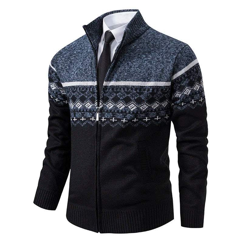 Howard™ – Nordic Knit Zip Cardigan
