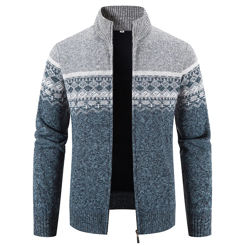 Howard™ – Nordic Knit Zip Cardigan