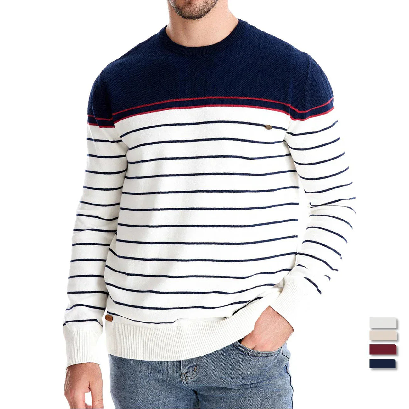 Harrison™ | Herren gestreifter Pullover