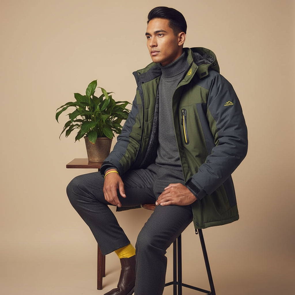 WINDDICHTE UND WASSERDICHTE JACKE - OUTDOOR