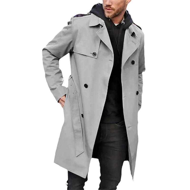 Zweireihiger Trenchcoat für Herren