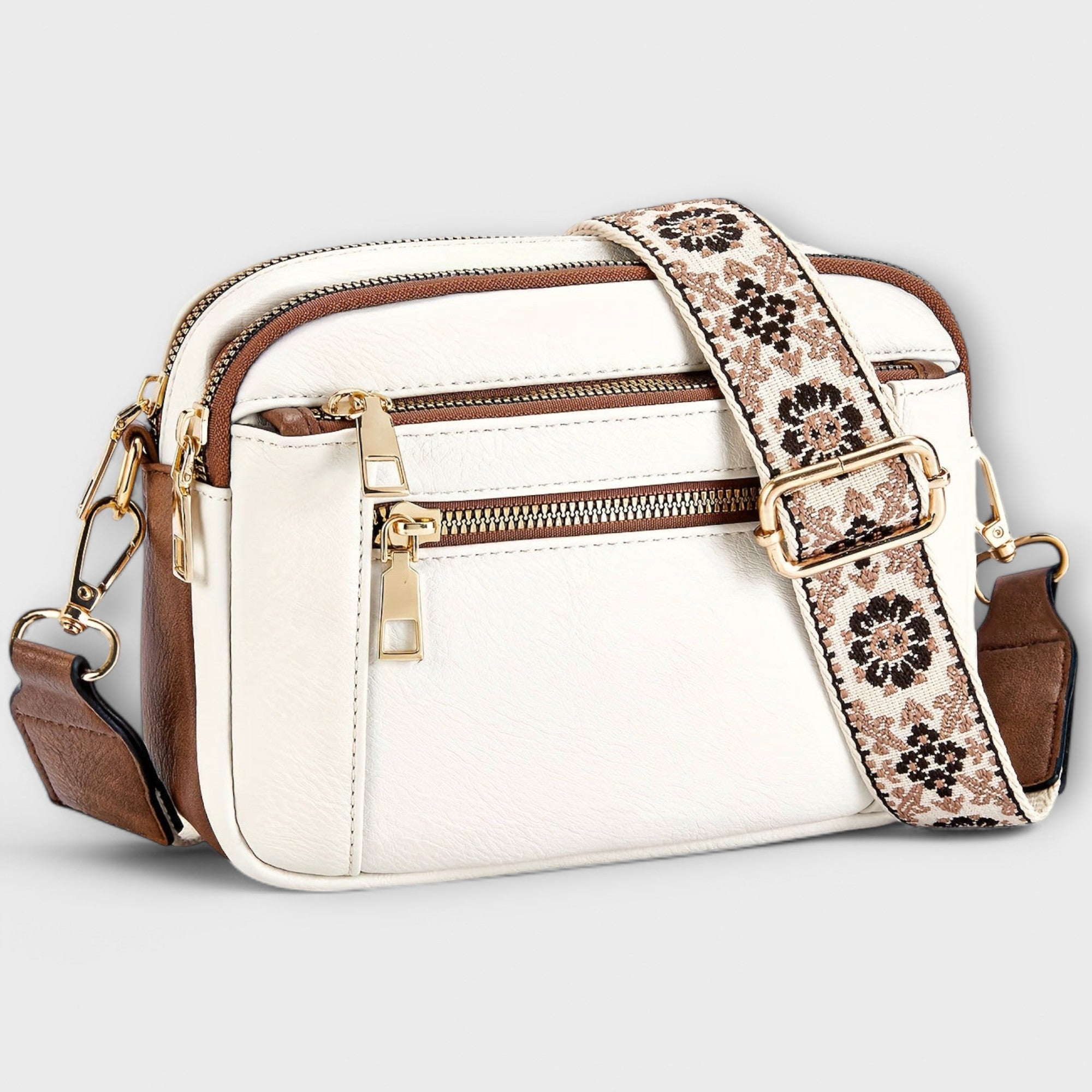 Lora. - Crossbody Tasche aus veganem Leder