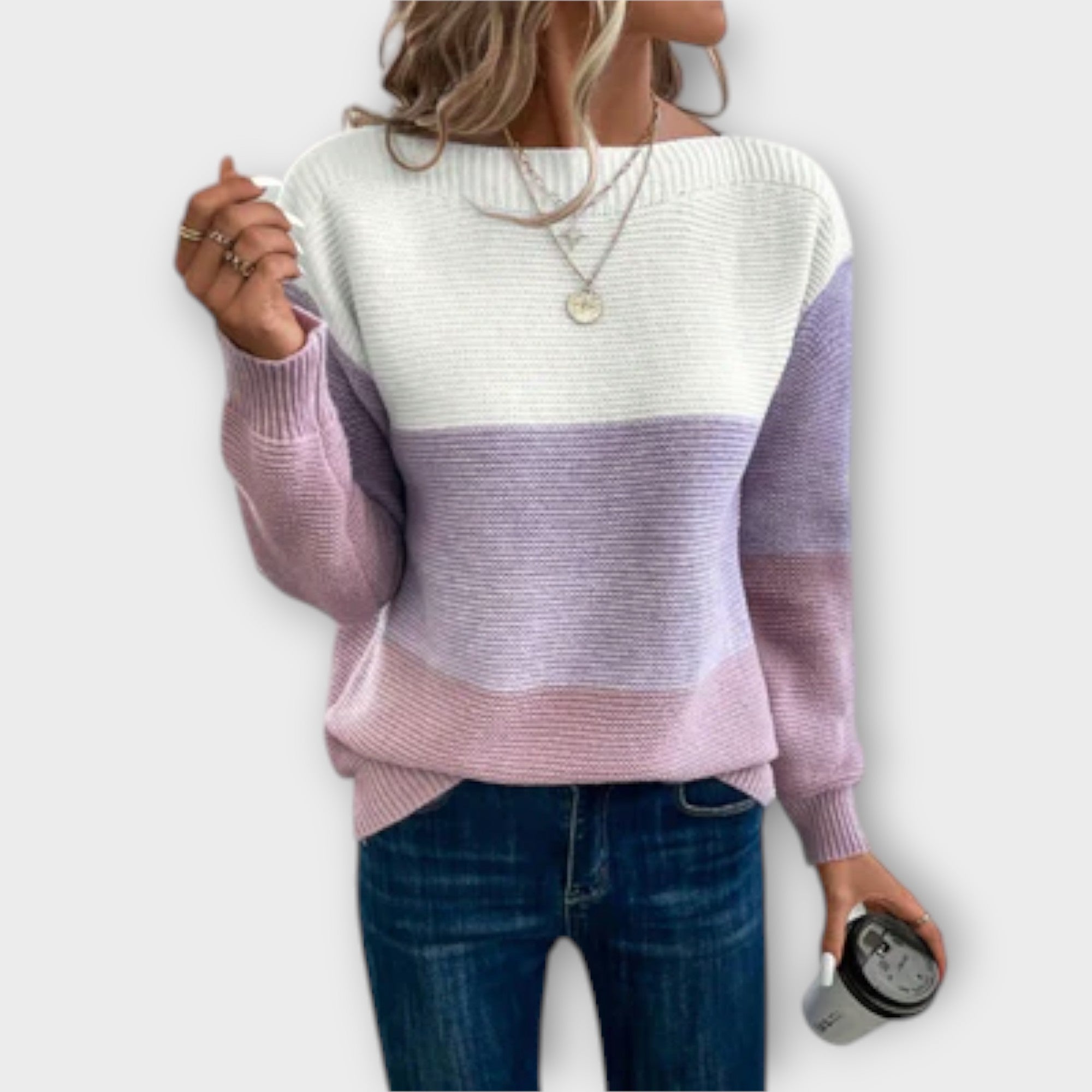 Sophie | Kuscheliger Patchwork-Pullover
