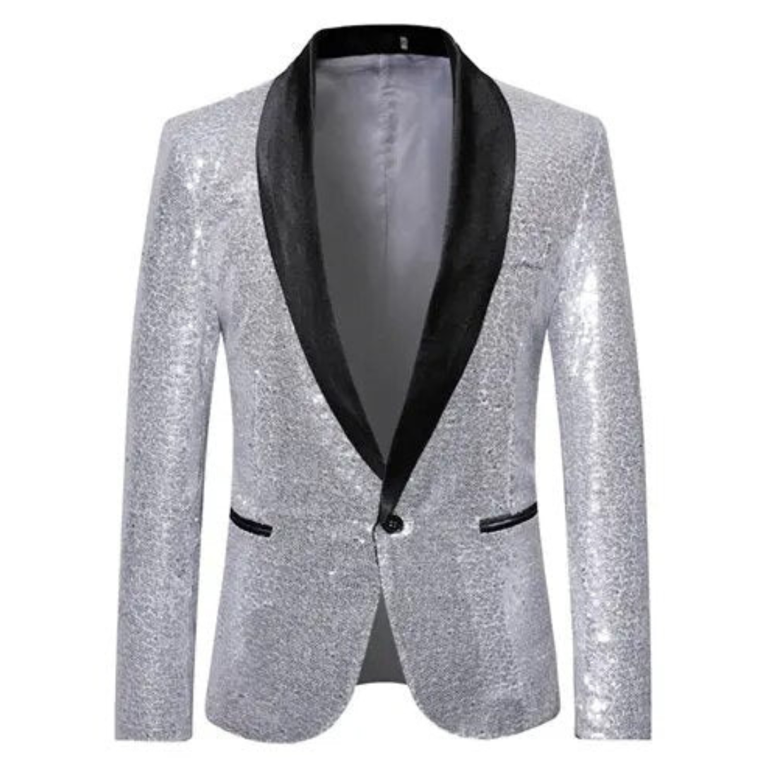 Glänzender Blazer für Herren