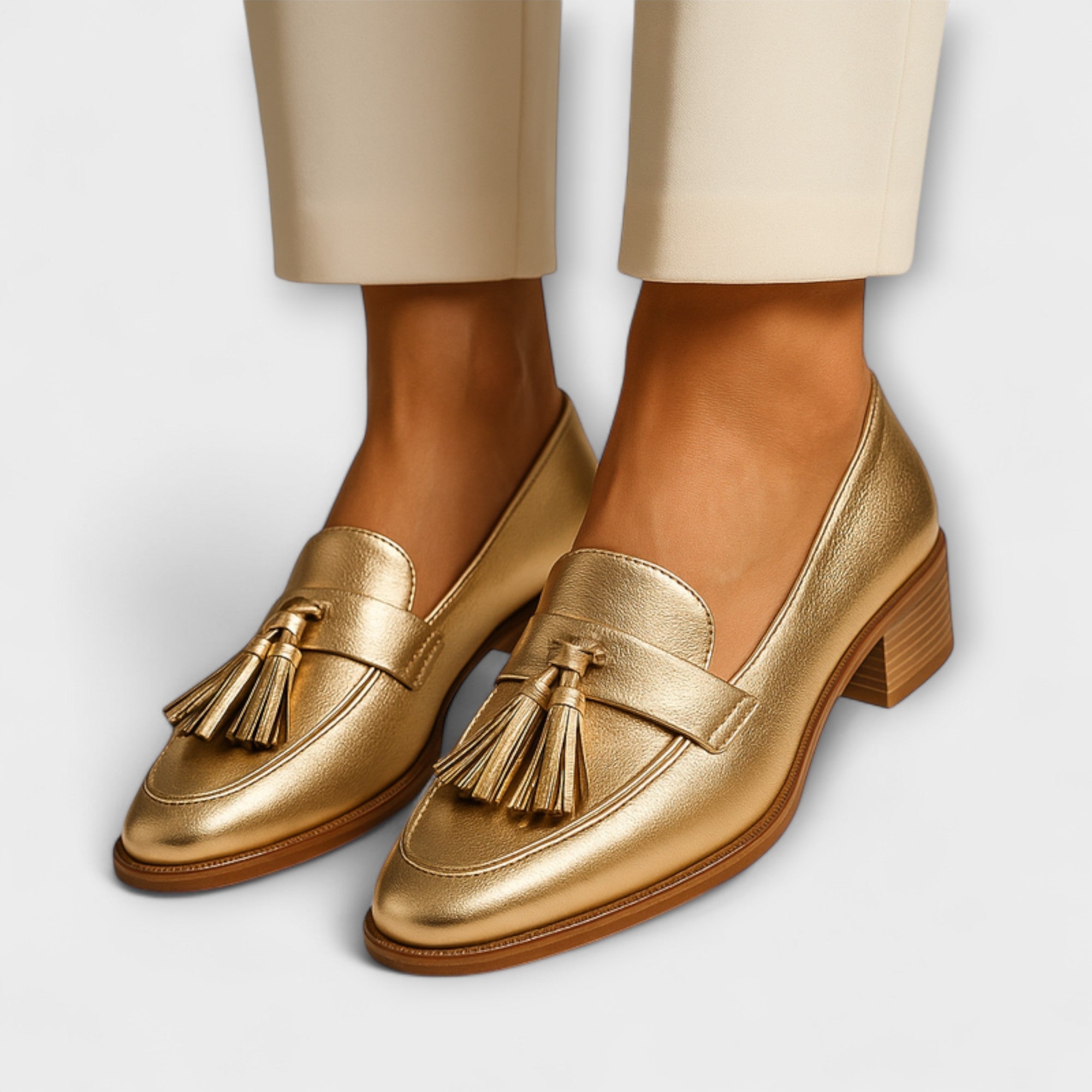 Celeste - Goldene Loafers