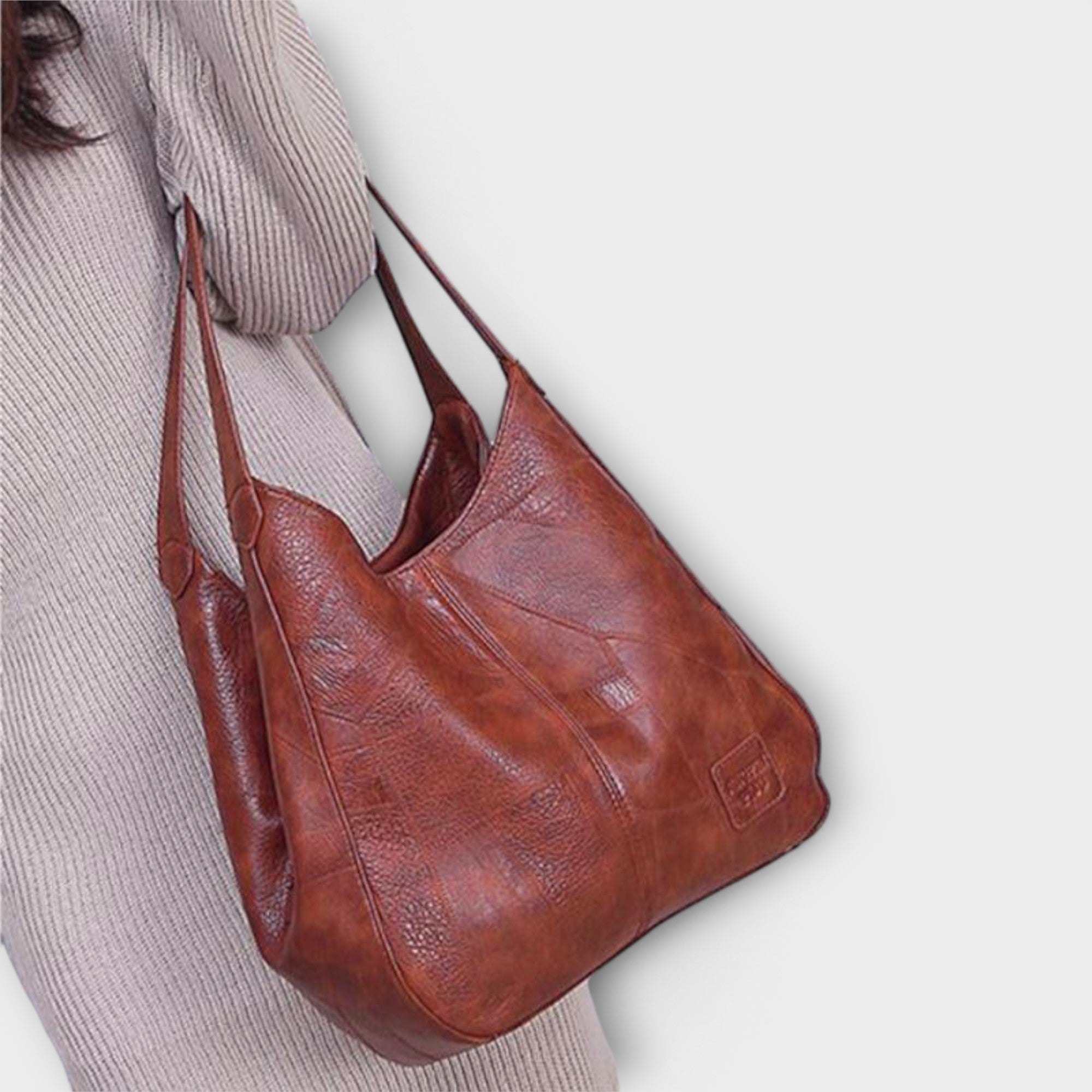 Lora. - Vintage-Ledertasche