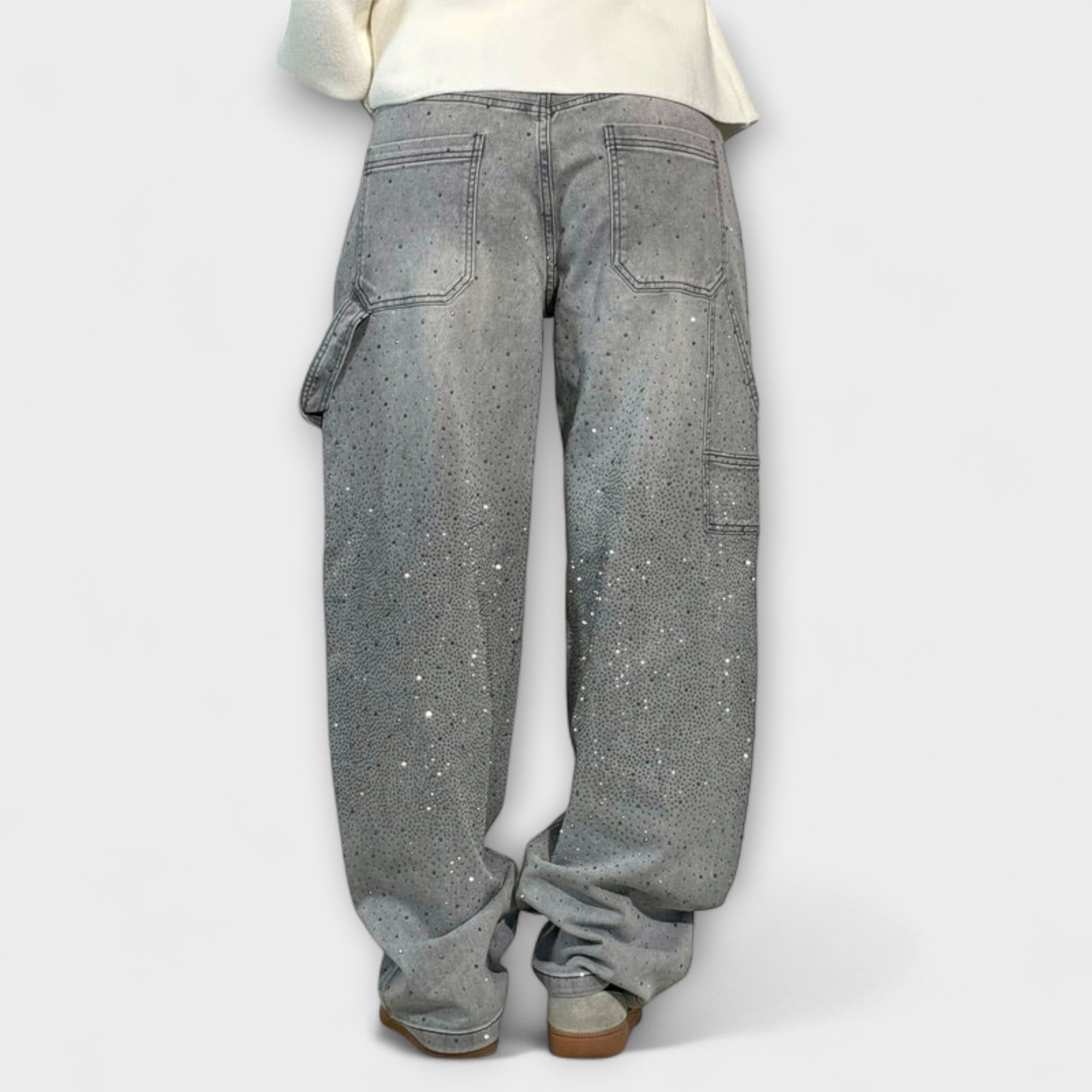 Fable - Shine Denim Jeans im Balloon Carpenter Stil