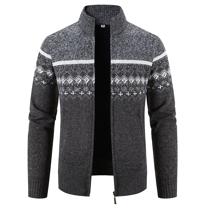 Howard™ – Nordic Knit Zip Cardigan
