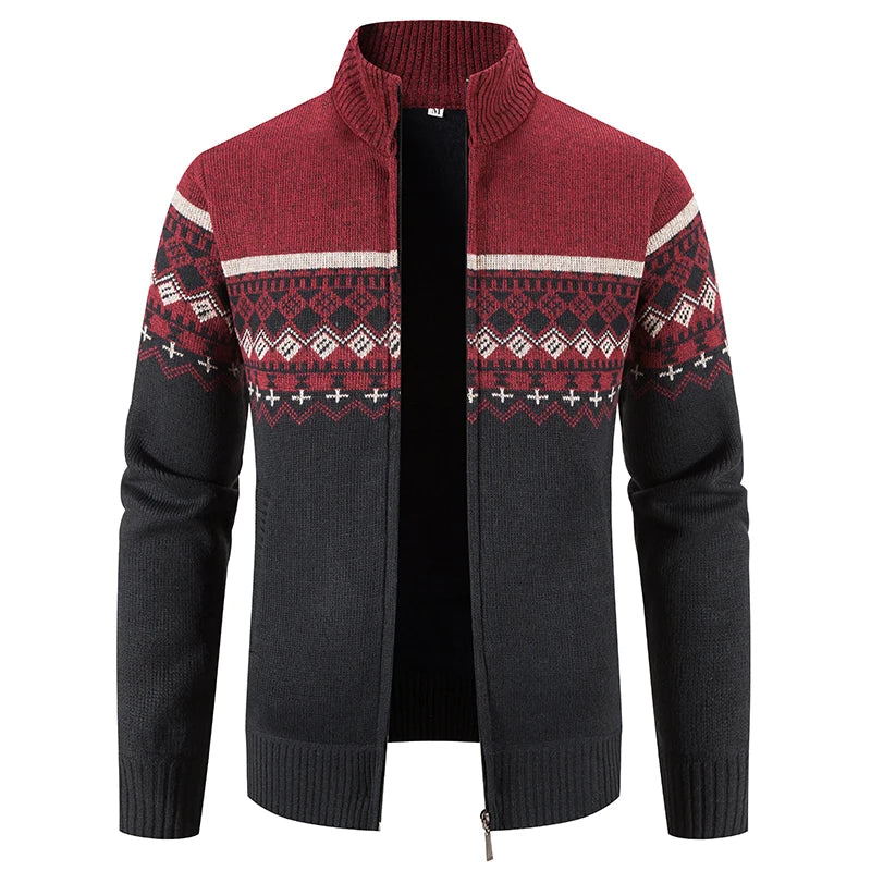 Howard™ – Nordic Knit Zip Cardigan