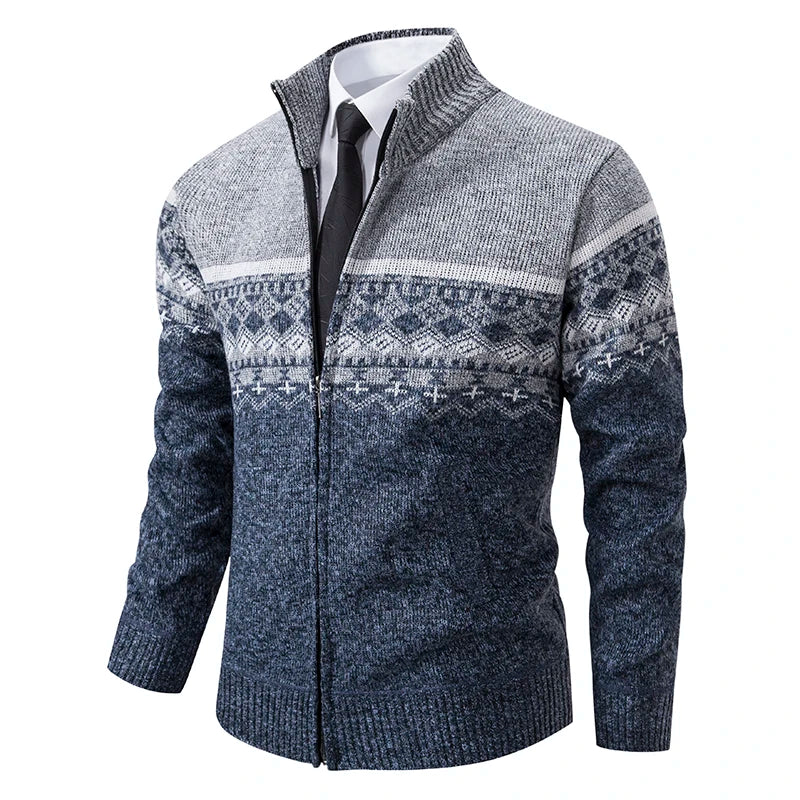 Howard™ – Nordic Knit Zip Cardigan