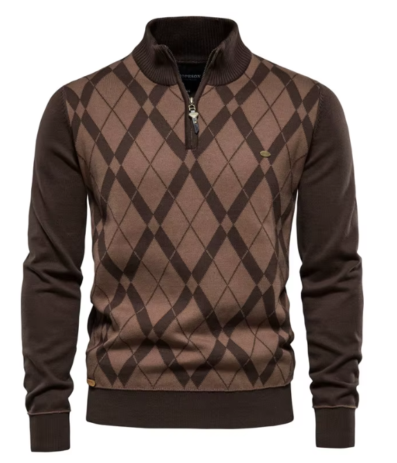 Lara Baum | Herren-Half-Zip-Pullover