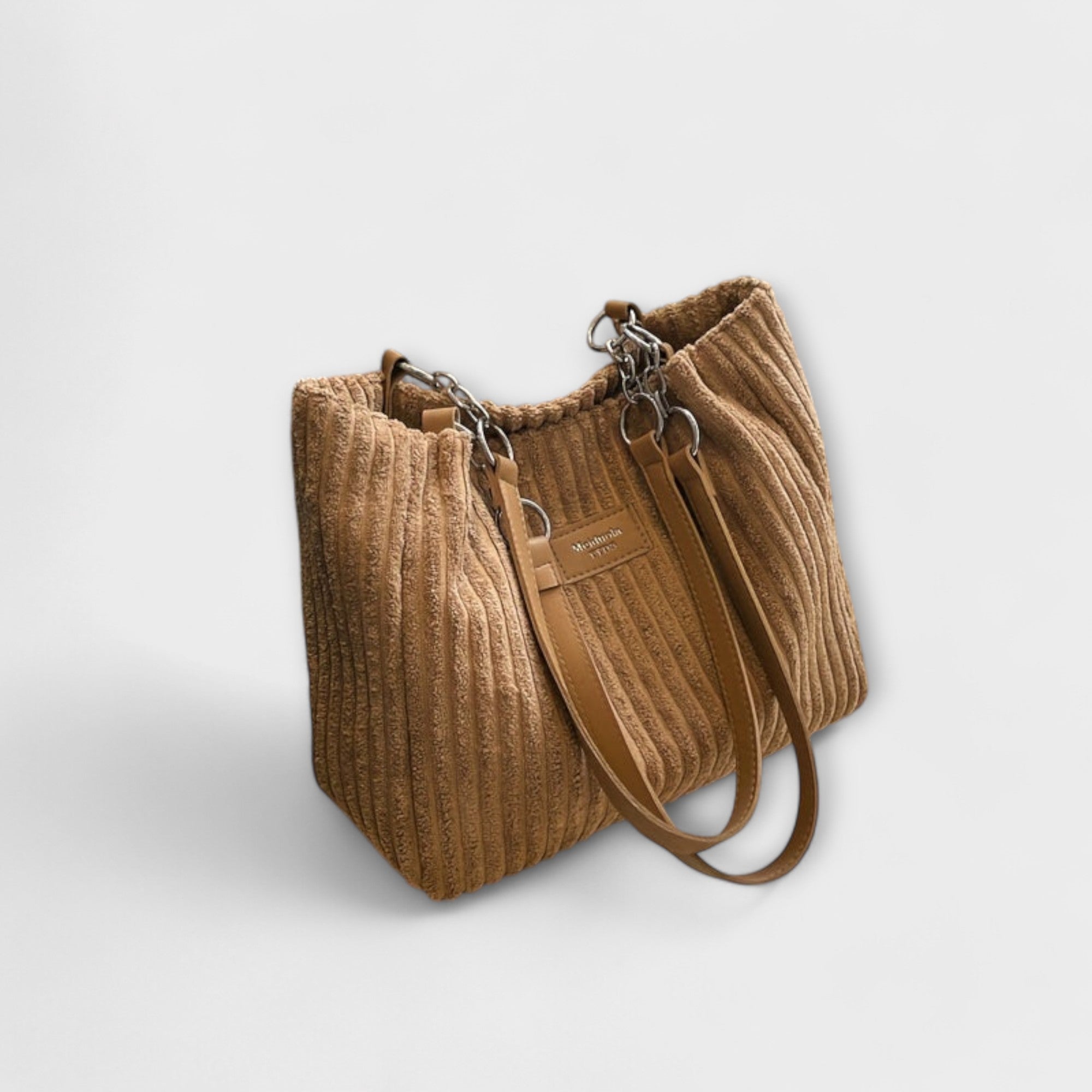 Lora. - Weiche Cord-Schultertasche
